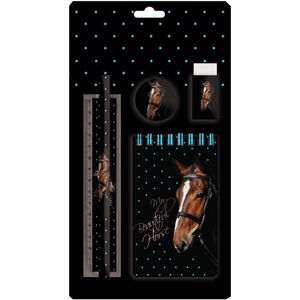 Animal Pictures My beautiful horse Schrijfsetje 5 delig Multi - Multikleur