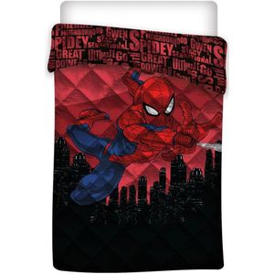 Spiderman Sprei Great Power - Eenpersoons - 140 x 200 cm - Polyester - 140x200 - Multikleur