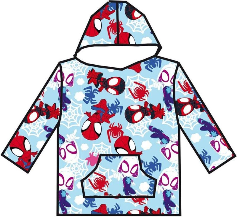 Marvel Hoodie Fleece deken, Spidey - Kind (One Size ) - Polyester