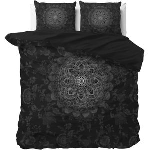 Sleeptime - Dekbedovertrek Katinka - Antraciet - 140x200x220 + 1 Kussensloop 60x70