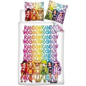 Rainbow High Dekbedovertrek, Fashion School - Eenpersoons - 140 x 200 cm - Polykatoen