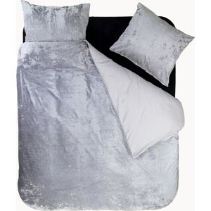 Sleeptime - Crystal Velvet Dekbedovertrek - Clay - Fluweelzacht - 240 x 220 cm