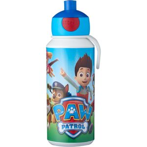 Mepal pop-up drinkfles Campus - 400 ml – Sluit goed af – Drinkbeker voor kinderen – Paw Patrol