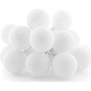 Cotton Ball Lights Outdoor Lichtslinger Glamping White Starter Kit