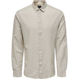 Only & Sons Caiden Ls Solid Linen Shirt Heren