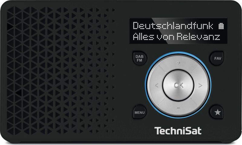 TechniSat - DIGITRADIO 1A - Draagbare DAB+ Radio - Zwart/Zilver - 1 W RMS