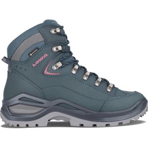 Lowa Renegade Evo GTX Wandelschoen Dames waterdichte mid wandelschoenen Steelblue/Oldrose