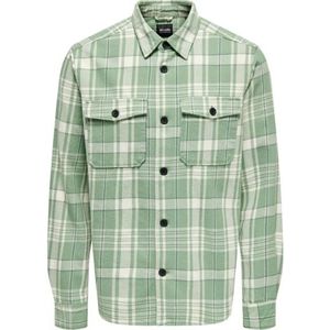 Only & Sons Milo Ovr Ctn Check Ls Shirt Heren