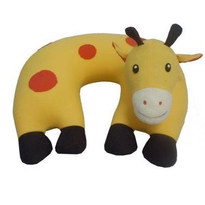 Cuddlebug Nekkussen Giraffe - Geel