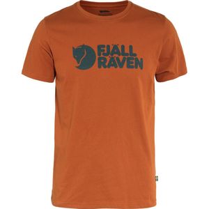 T-Shirt Fjallraven Men Fjallraven Logo T-shirt Terracotta Brown