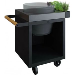 Ofyr - Kamado Tafel - Zwart - Beton