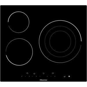 Vitro-keramische Kookplaat Hisense E6322C Zwart 5700 W
