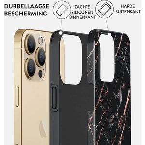 Burga Tough Case Apple iPhone 14 Pro - Rose Gold Marble