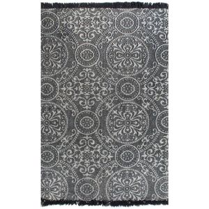 vidaXL-Kelim-vloerkleed-met-patroon-120x180-cm-katoen-grijs