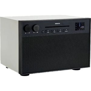 Geneva: DeCon M DAB + / FM-radio en CD-speler - Wit/zwart