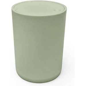 Badkamerprullenbak - VANDAAG - UTILITY - 8,5 L - Ø 21 xx H 29 cm - Polypropyleen - Groen