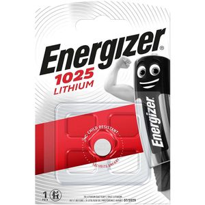 Lithium Knoopcel Batterij CR1025 3 V 1-Blister Energizer