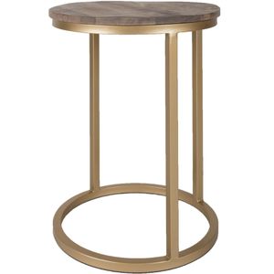 Home67 Laptoptafel Roos Rond Goud