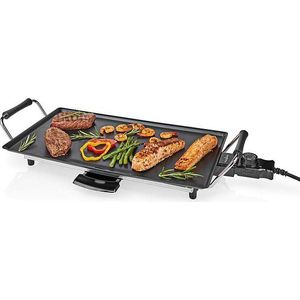 Nedis Teppanyaki Tafelgrill - Bakoppervlak (l x b): 47.5 x 26.5 cm - 5 Warmte Standen