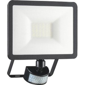 ELRO LF60 Design LED Buitenlamp met Bewegingssensor - 20W – 1600LM – IP54 Waterdicht - Zwart