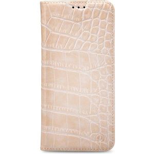 Mobilize Premium Gelly Book Case Samsung Galaxy J1 2016 Alligator Coral Pink