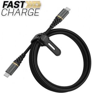 OtterBox Nylon Braided Charge/Sync Cable USB-C to USB-C 2m Black