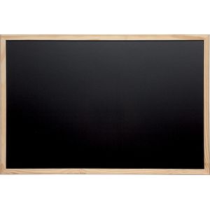 MAUL krijtbord zwart met houten frame 30x40cm