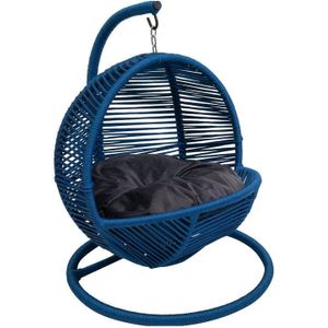 Bella Home Mini hangstoel kattenmand Simba - Blauw / Grijs