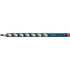 STABILO EASYgraph S potlood, HB, 3,15 mm,  voor rechtshandigen, petrol 12 stuks
