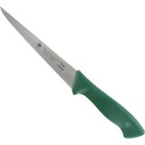 Friedrich Herder Fileermes - Ergonomisch - Antislip - RVS - 180 mm - Groen