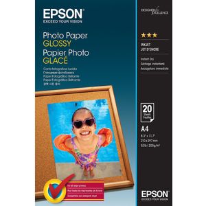 Pakket van Inkt en Fotopapier Epson C13S042538