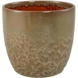 PTMD Bloempot Harper - 20x20x18 cm - Keramiek - Groen