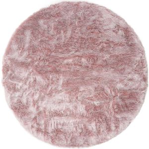 Vloerkleed Donsie Pink Rond ø180 cm