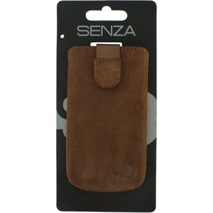 Senza Suede Slide Case Oak Brown Size S