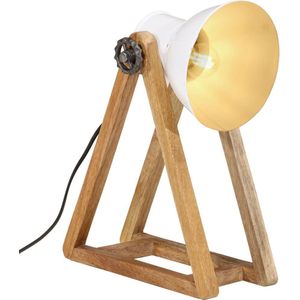 VidaXL Bureaulamp 25 W E27 30x17x40 cm wit