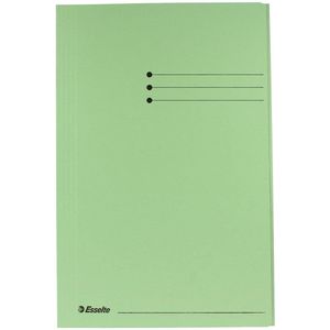 Esselte dossiermap groen, ft folio 50 stuks