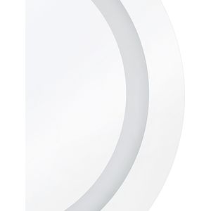 Beliani SELUNE - LED-spiegel - Zilver - Kunststof