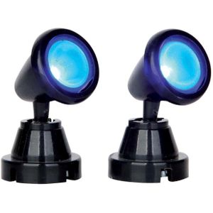 LEMAX - Round spot light blue set of