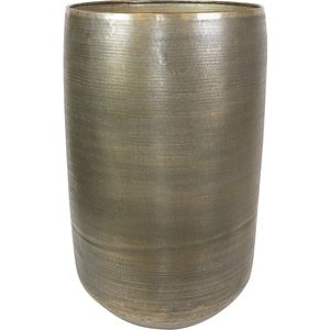 Ter Steege Bloempot Aluminium Goud D 55 cm H 89 cm