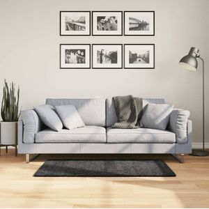 vidaXL-Vloerkleed-shaggy-hoogpolig-modern-60x110-cm-antraciet