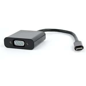 USB-C naar VGA adapter zwart, Blister verpakking