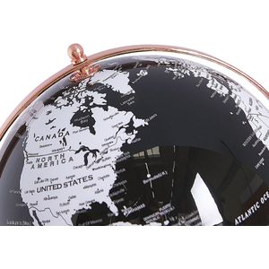 Beliani CABOT - Globe - Zwart/ Roségoud - Synthetisch materiaal