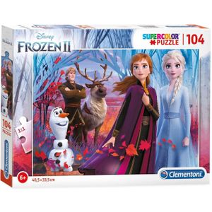 Clementoni Disney Frozen 2 Supercolor Puzzel (104 Stukjes)