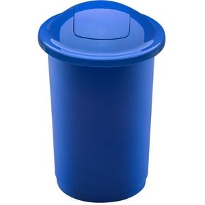 Plafor Quatro Prullenbak, afvalbak afvalscheiding, recycling, keuken 50L, Blauw