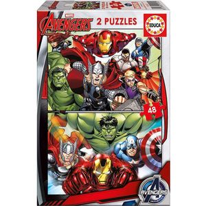 Avengers Puzzel (2 x 48 stukjes) - Educa 15932