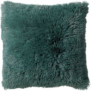 Dutch Decor - FLUFFY - Sierkussen 60x60 cm - superzacht - XL kussen - Sagebrush Green - groen