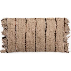 De Oh My Gee Kussenhoes - Beige Black - 30x50