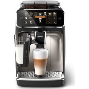 Philips 5400 Series LatteGo EP5447/90 - Espressomachine - 12 Soorten Koffie + Heet Water - Zwart - + AquaClean Filter