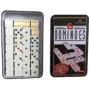 Longfield Double 6 Domino in Blik