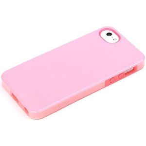 Rock Texture Double Color Protective Case Apple iPhone 5/5S/SE Pink